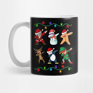 Christmas Kids Boys Men Dabbing Santa Elf Deer Friends Xmas Mug